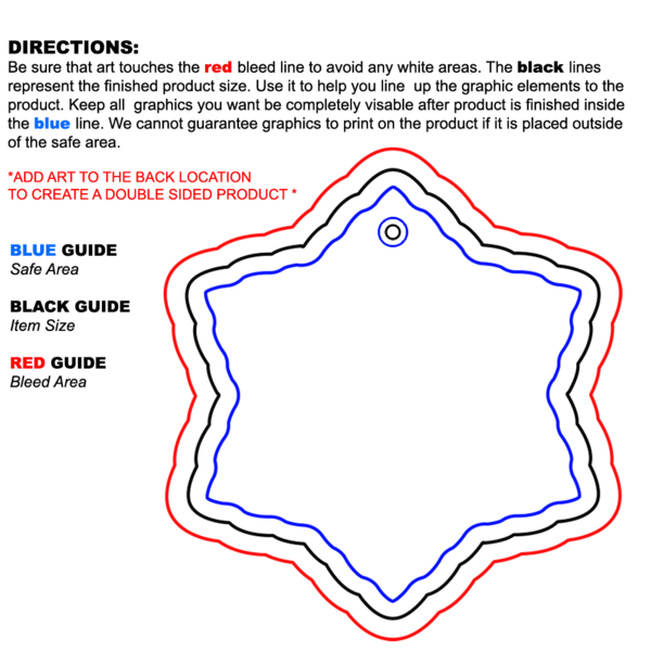 Snowflake Ornament - Front