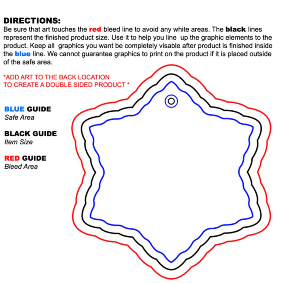 Snowflake Ornament - Front