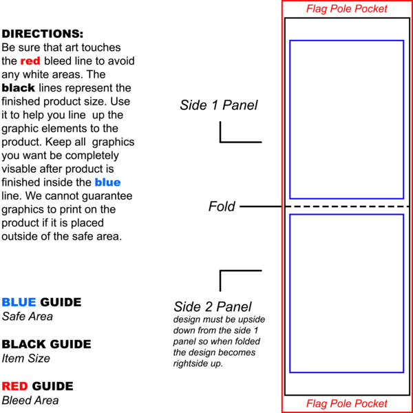 Sewn Doublesided Garden Flag - 24 x 36