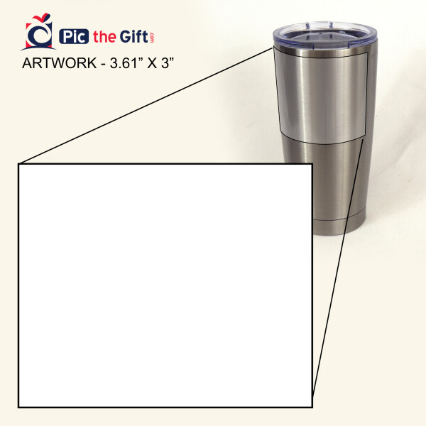 Silver 20oz Tumbler