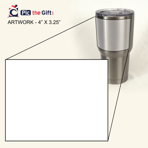 30oz Tumbler Silver 