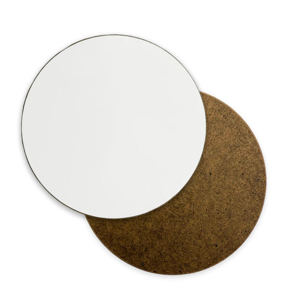 Round Hardboard Announcement Sign - 3.5" Thumbnail