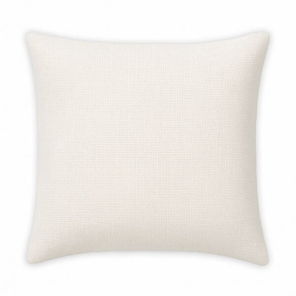White Burlap Throw Pillow Case - 16" x16" Thumbnail