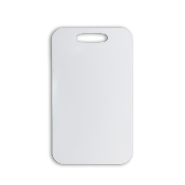 Large Aluminum Luggage Tag with Leather Strap Thumbnail