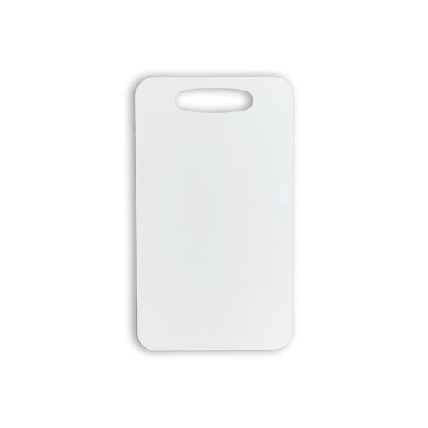 Small Aluminum Luggage Tag with Leather Strap Thumbnail