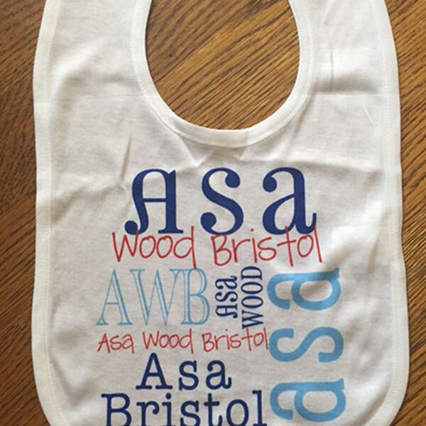 Baby Bib - Soft Jersey Style Thumbnail