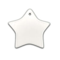 Ceramic Star Ornament - 3" Thumbnail