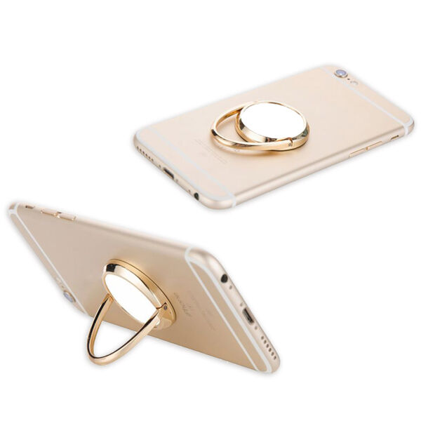 Mobile Phone Finger Ring Stand - Gold Thumbnail
