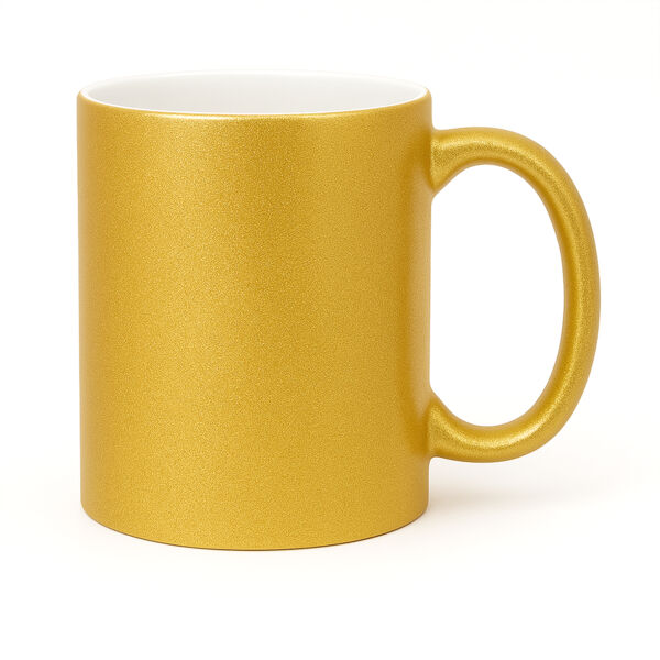 Gold Metallic Ceramic Mug - 11 oz Thumbnail