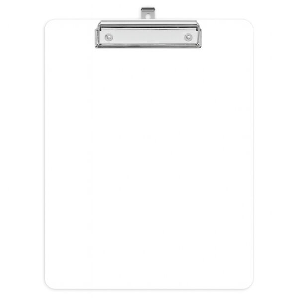 Dry Erase Clipboard with Flat Clip - 9 x 12.5 Thumbnail