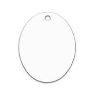 Oval Ornament - 2.375" x 3"  Thumbnail