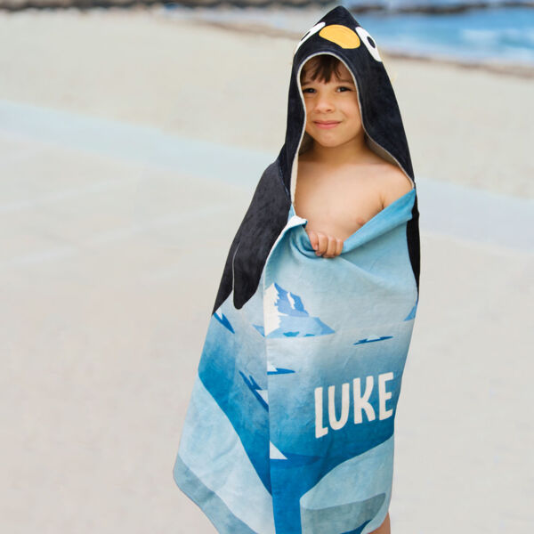 Hooded Kids Towel - 24" x 48" Thumbnail