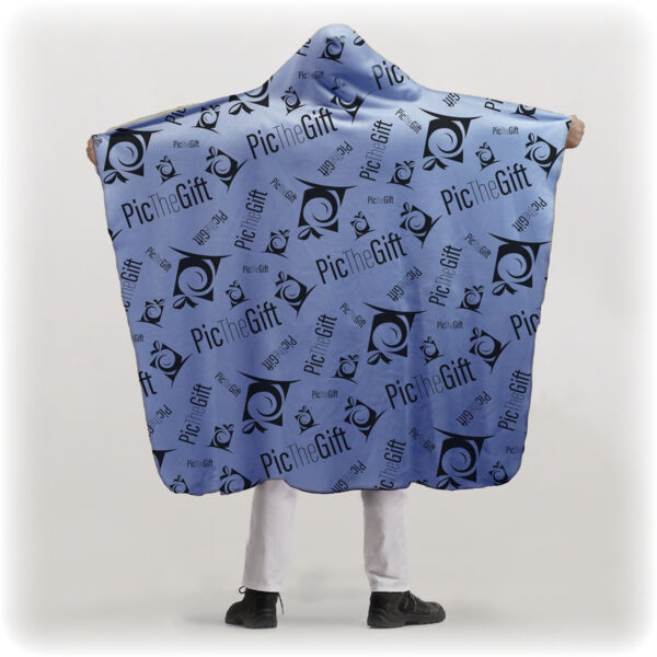 Hooded Tan Sherpa Blanket - 50" x 60" Thumbnail