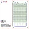 Large Aluminum Luggage Tag with Leather Strap Thumbnail