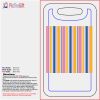 Small Aluminum Luggage Tag with Leather Strap Thumbnail